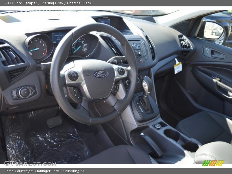 Sterling Gray / Charcoal Black 2014 Ford Escape S