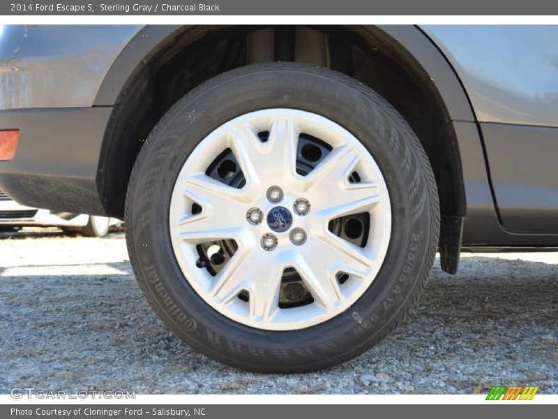 Sterling Gray / Charcoal Black 2014 Ford Escape S