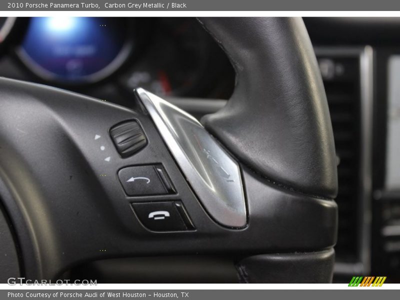 Carbon Grey Metallic / Black 2010 Porsche Panamera Turbo