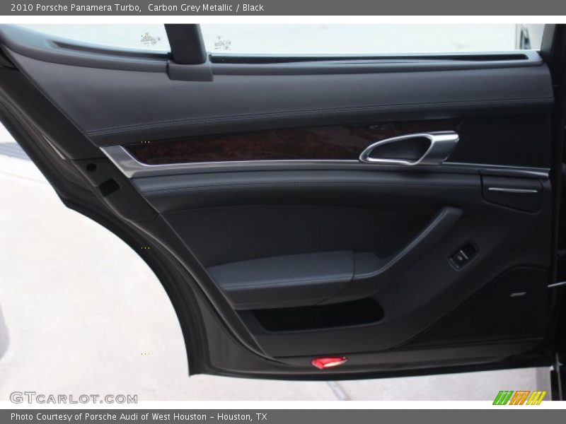 Carbon Grey Metallic / Black 2010 Porsche Panamera Turbo