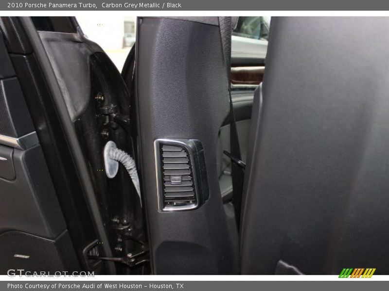 Carbon Grey Metallic / Black 2010 Porsche Panamera Turbo