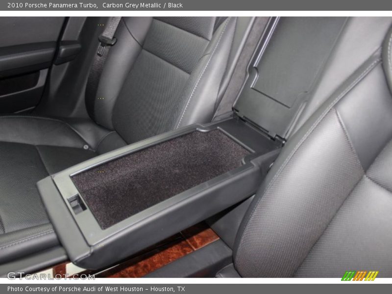 Carbon Grey Metallic / Black 2010 Porsche Panamera Turbo