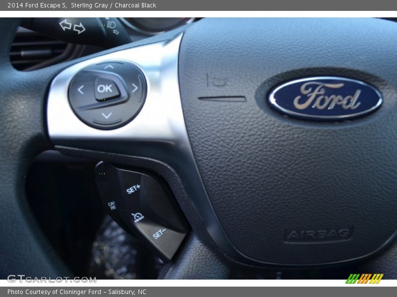 Sterling Gray / Charcoal Black 2014 Ford Escape S
