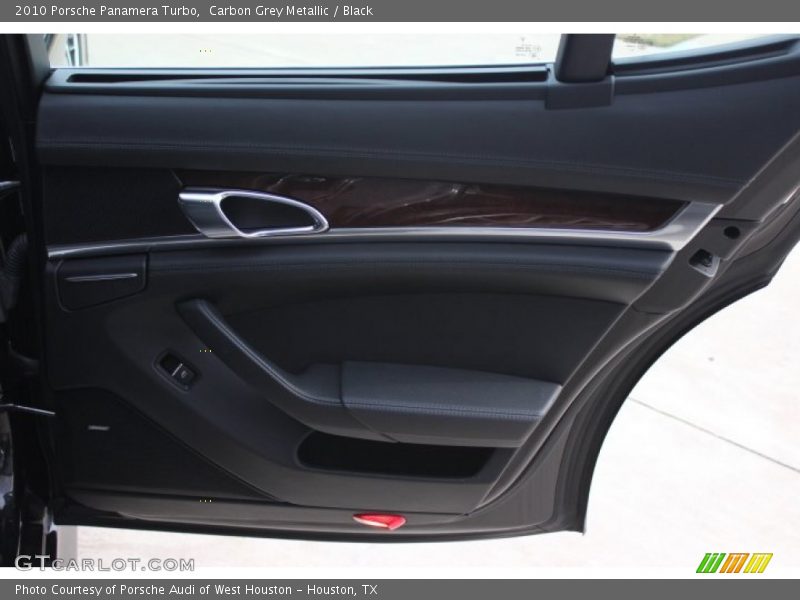 Carbon Grey Metallic / Black 2010 Porsche Panamera Turbo