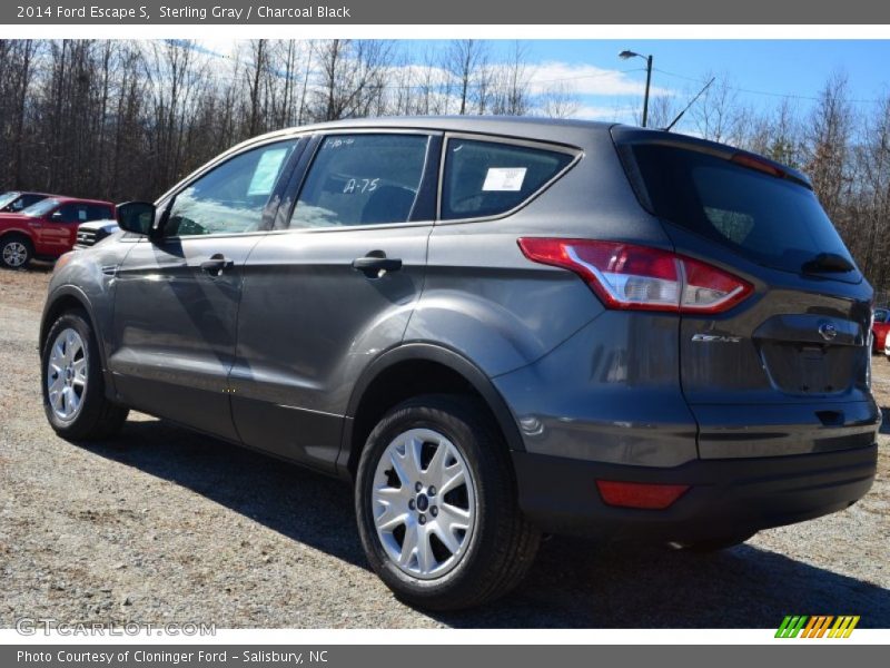 Sterling Gray / Charcoal Black 2014 Ford Escape S