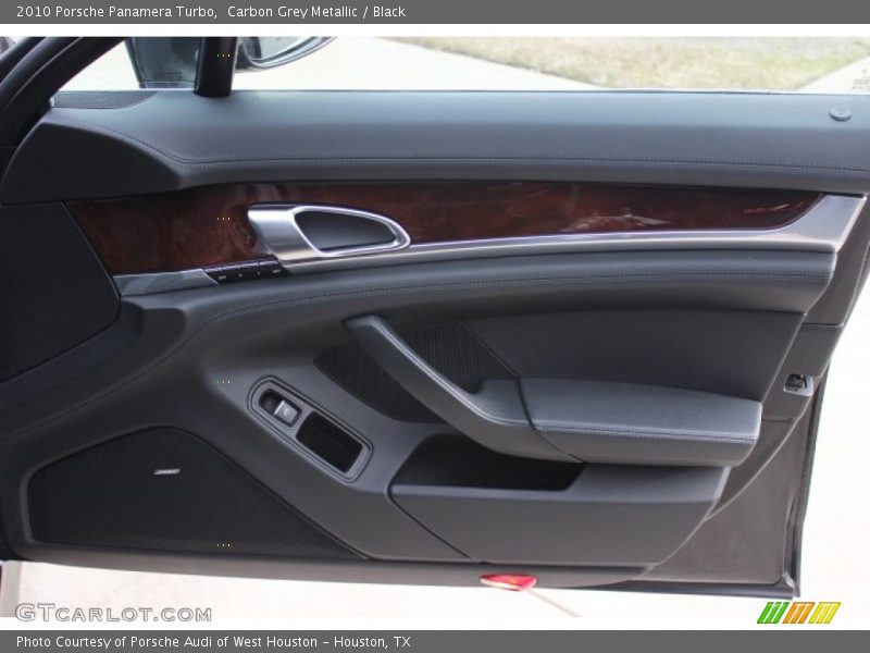 Carbon Grey Metallic / Black 2010 Porsche Panamera Turbo