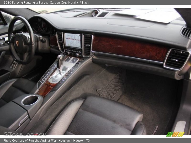 Carbon Grey Metallic / Black 2010 Porsche Panamera Turbo