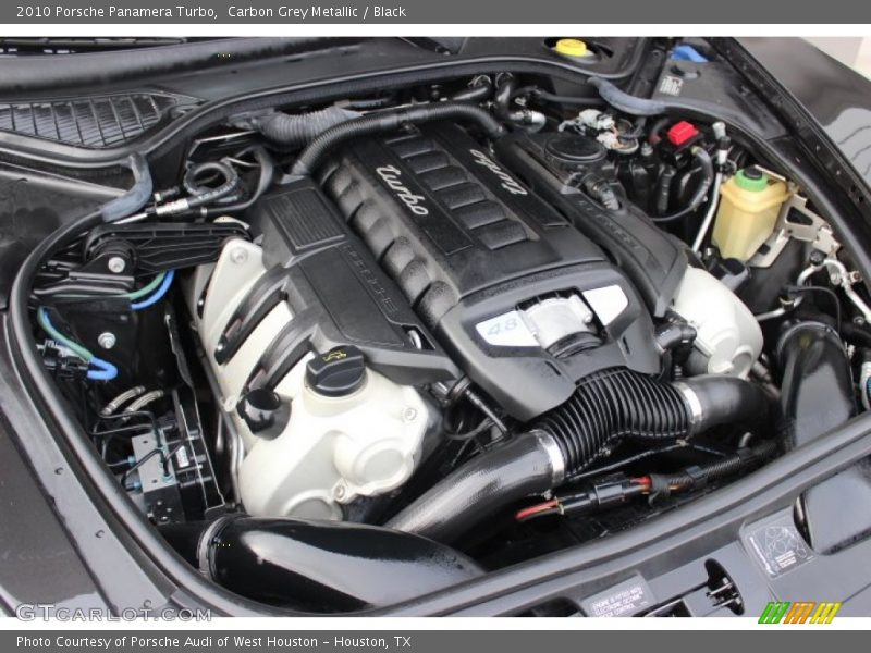 Carbon Grey Metallic / Black 2010 Porsche Panamera Turbo
