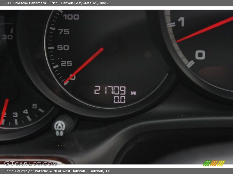Carbon Grey Metallic / Black 2010 Porsche Panamera Turbo