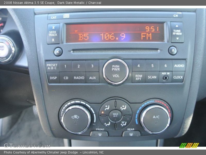 Dark Slate Metallic / Charcoal 2008 Nissan Altima 3.5 SE Coupe