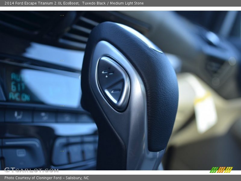 Tuxedo Black / Medium Light Stone 2014 Ford Escape Titanium 2.0L EcoBoost
