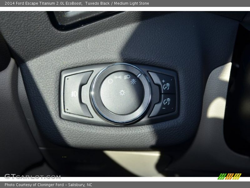 Tuxedo Black / Medium Light Stone 2014 Ford Escape Titanium 2.0L EcoBoost