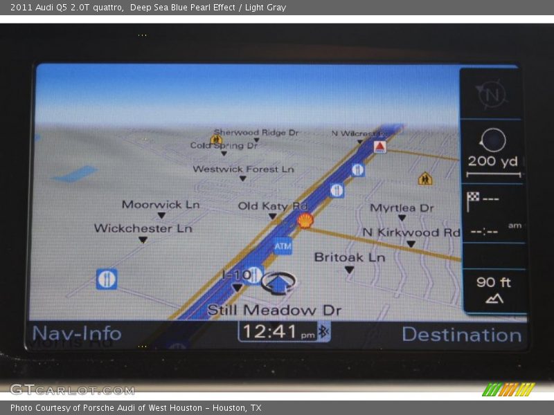 Deep Sea Blue Pearl Effect / Light Gray 2011 Audi Q5 2.0T quattro