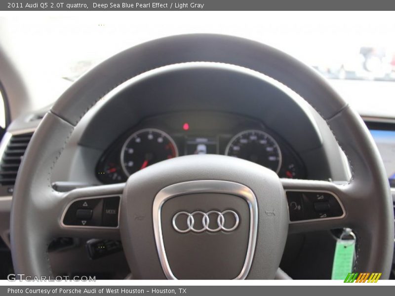 Deep Sea Blue Pearl Effect / Light Gray 2011 Audi Q5 2.0T quattro