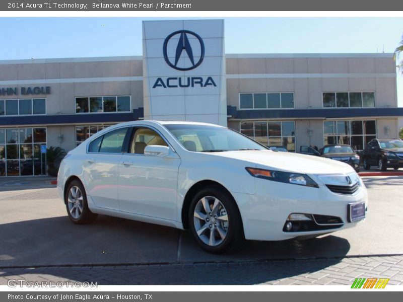 Bellanova White Pearl / Parchment 2014 Acura TL Technology