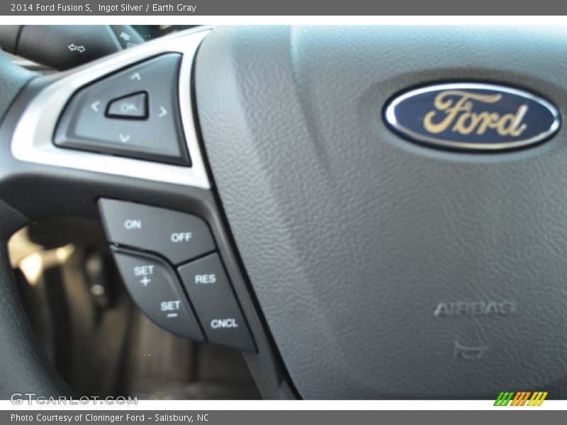 Ingot Silver / Earth Gray 2014 Ford Fusion S