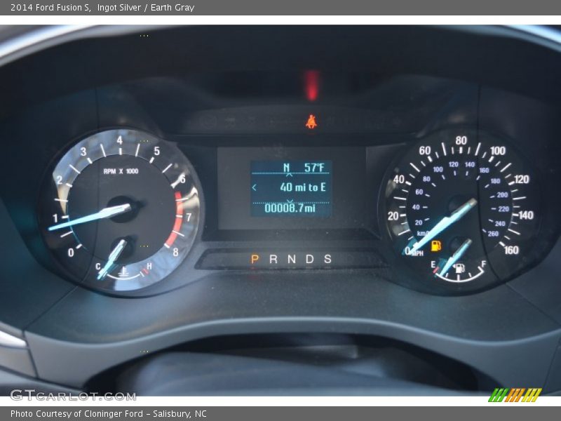 Ingot Silver / Earth Gray 2014 Ford Fusion S