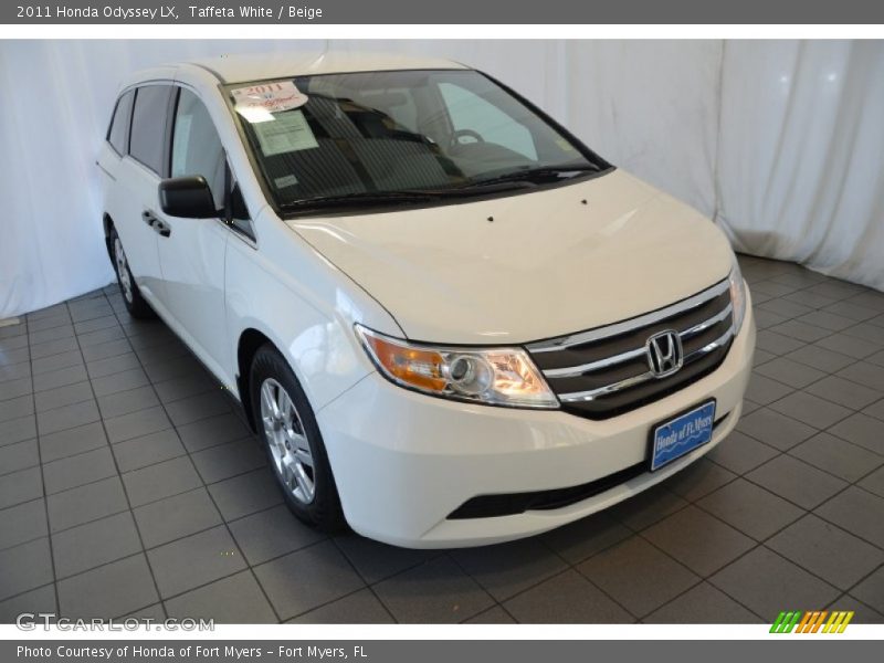 Taffeta White / Beige 2011 Honda Odyssey LX