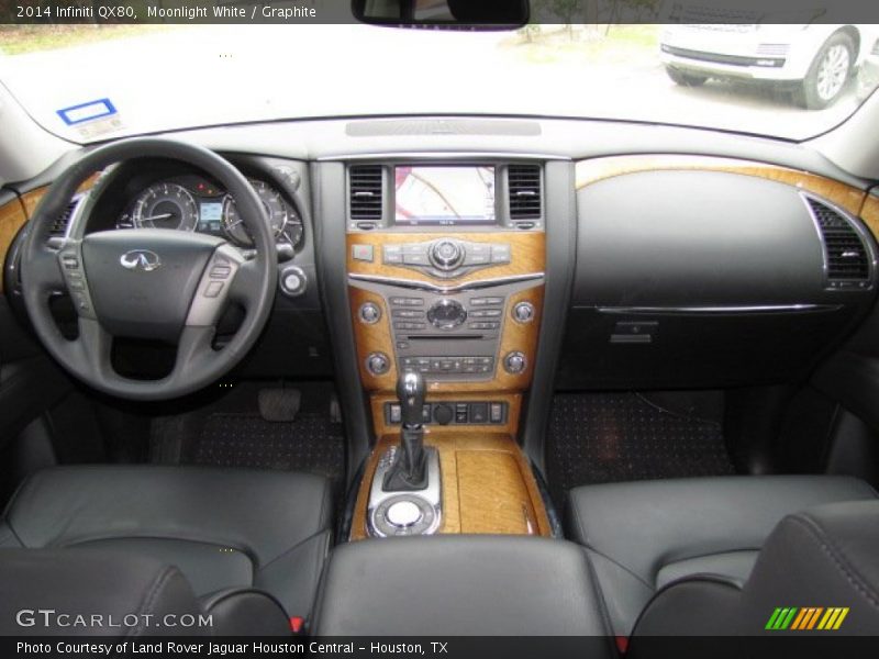 Dashboard of 2014 QX80 