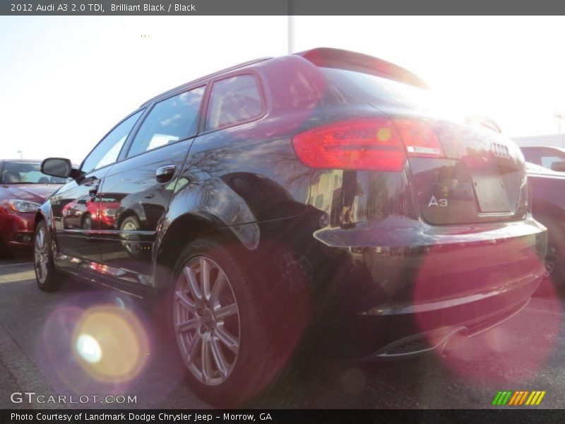 Brilliant Black / Black 2012 Audi A3 2.0 TDI