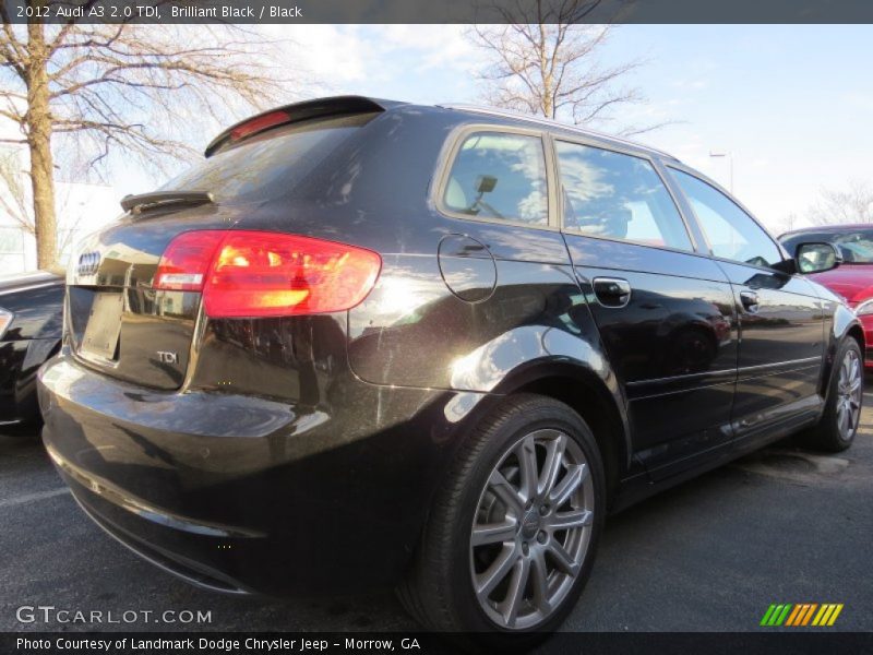 Brilliant Black / Black 2012 Audi A3 2.0 TDI