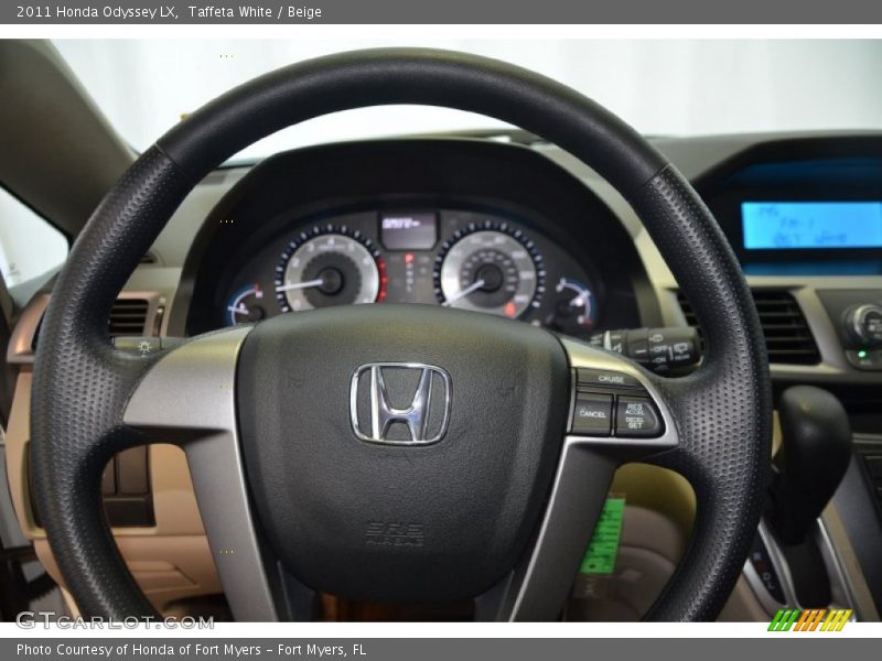 Taffeta White / Beige 2011 Honda Odyssey LX