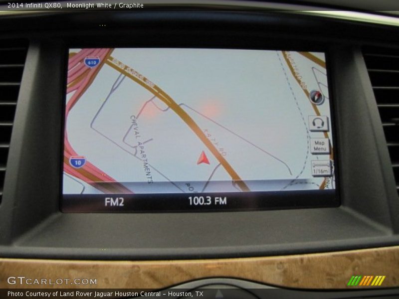 Navigation of 2014 QX80 
