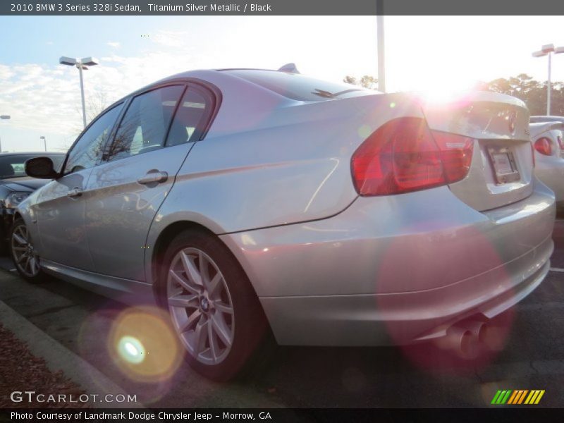 Titanium Silver Metallic / Black 2010 BMW 3 Series 328i Sedan