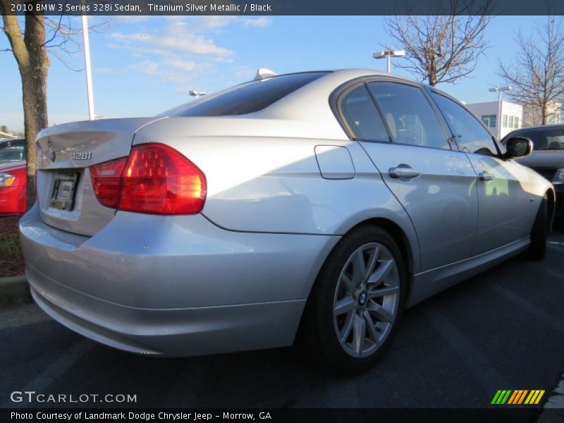 Titanium Silver Metallic / Black 2010 BMW 3 Series 328i Sedan