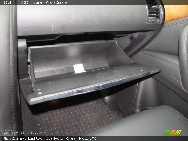 Moonlight White / Graphite 2014 Infiniti QX80