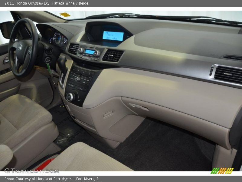 Taffeta White / Beige 2011 Honda Odyssey LX