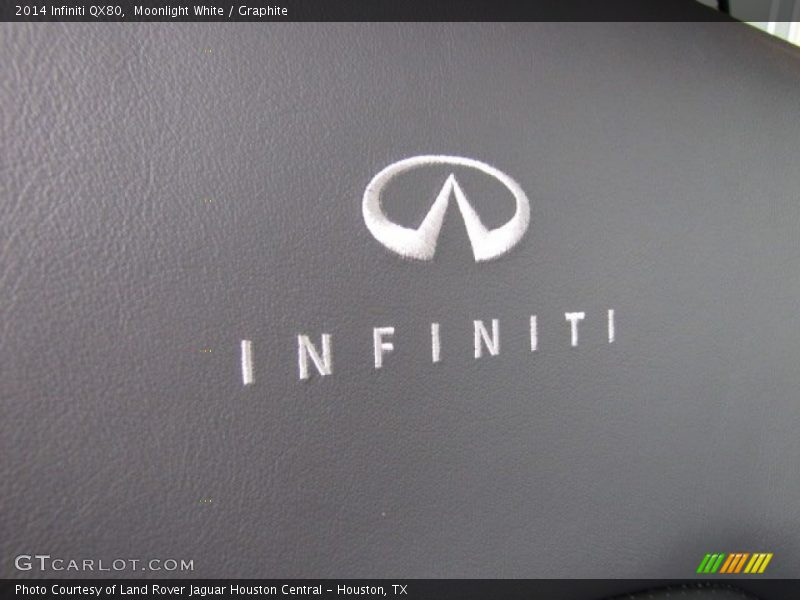 Moonlight White / Graphite 2014 Infiniti QX80