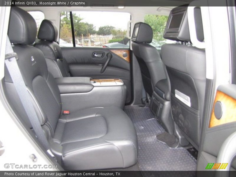 Rear Seat of 2014 QX80 