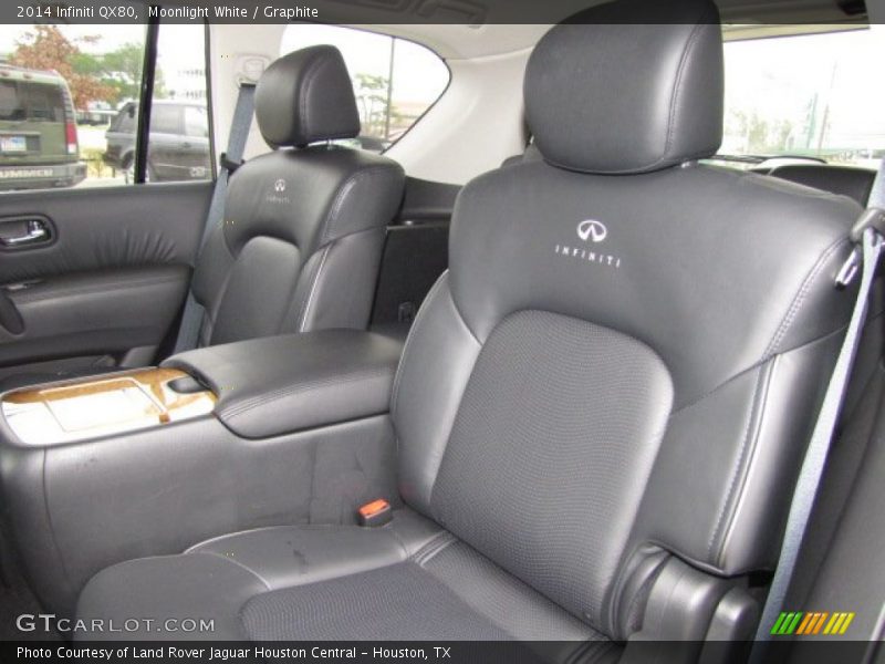 Rear Seat of 2014 QX80 