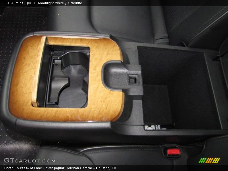 Moonlight White / Graphite 2014 Infiniti QX80