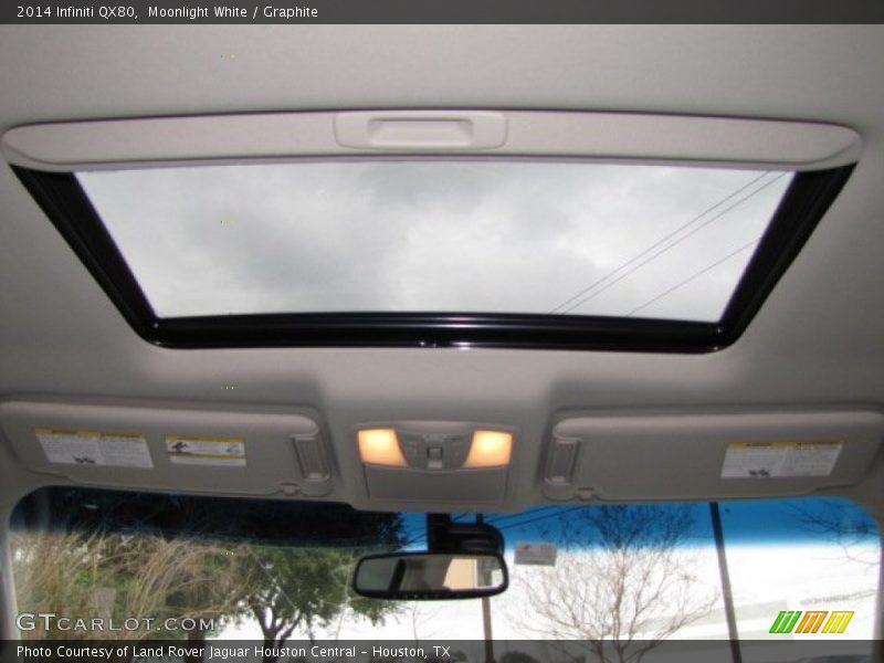 Sunroof of 2014 QX80 