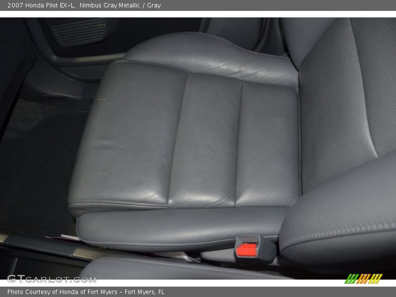 Nimbus Gray Metallic / Gray 2007 Honda Pilot EX-L