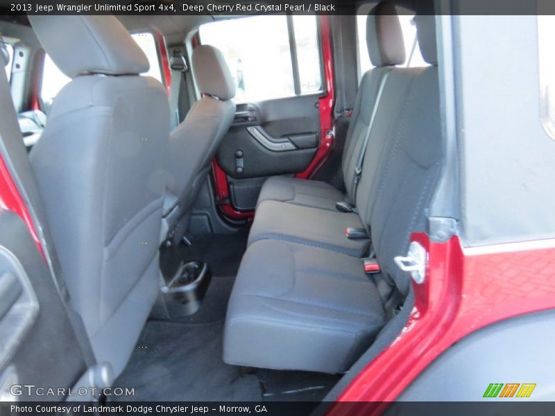 Deep Cherry Red Crystal Pearl / Black 2013 Jeep Wrangler Unlimited Sport 4x4