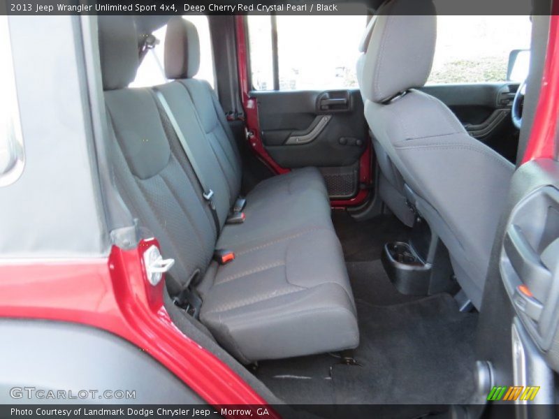 Deep Cherry Red Crystal Pearl / Black 2013 Jeep Wrangler Unlimited Sport 4x4