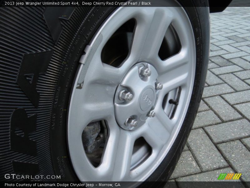 Deep Cherry Red Crystal Pearl / Black 2013 Jeep Wrangler Unlimited Sport 4x4