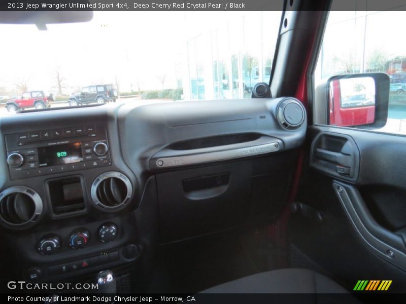 Deep Cherry Red Crystal Pearl / Black 2013 Jeep Wrangler Unlimited Sport 4x4