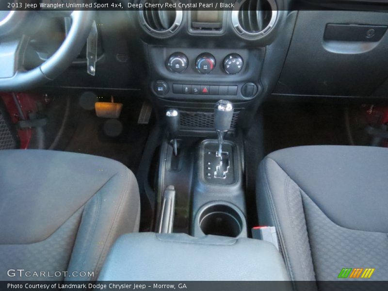 Deep Cherry Red Crystal Pearl / Black 2013 Jeep Wrangler Unlimited Sport 4x4