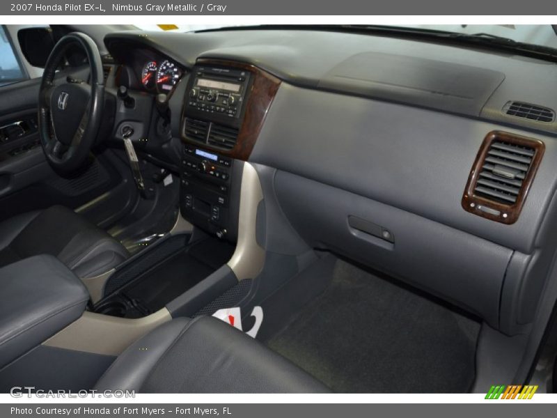 Nimbus Gray Metallic / Gray 2007 Honda Pilot EX-L