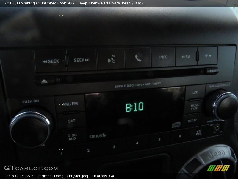 Deep Cherry Red Crystal Pearl / Black 2013 Jeep Wrangler Unlimited Sport 4x4