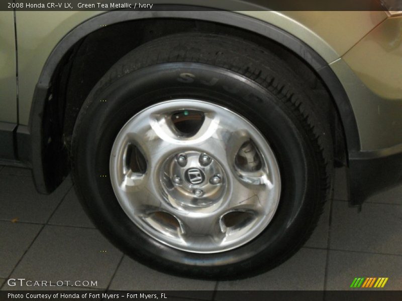 Green Tea Metallic / Ivory 2008 Honda CR-V LX