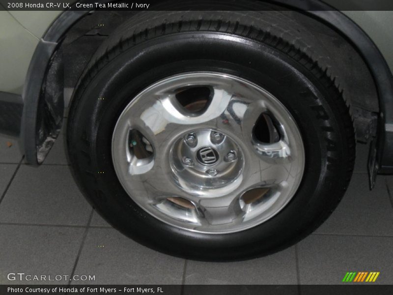 Green Tea Metallic / Ivory 2008 Honda CR-V LX