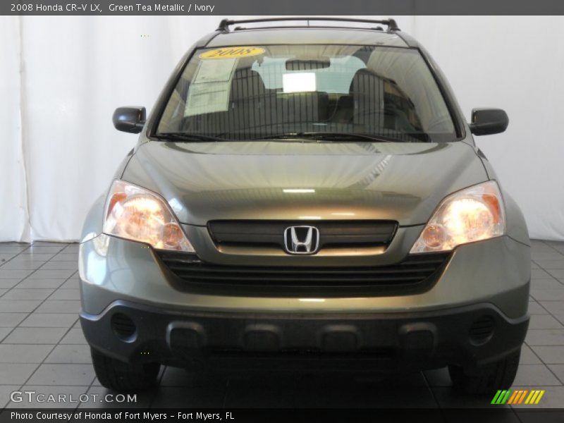 Green Tea Metallic / Ivory 2008 Honda CR-V LX