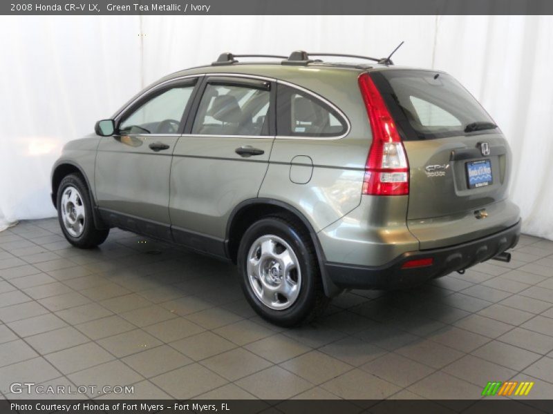 Green Tea Metallic / Ivory 2008 Honda CR-V LX