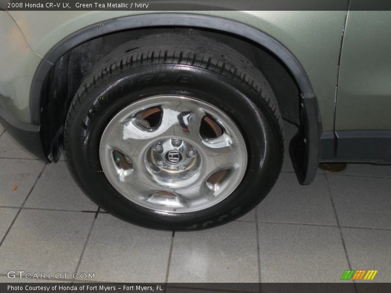 Green Tea Metallic / Ivory 2008 Honda CR-V LX
