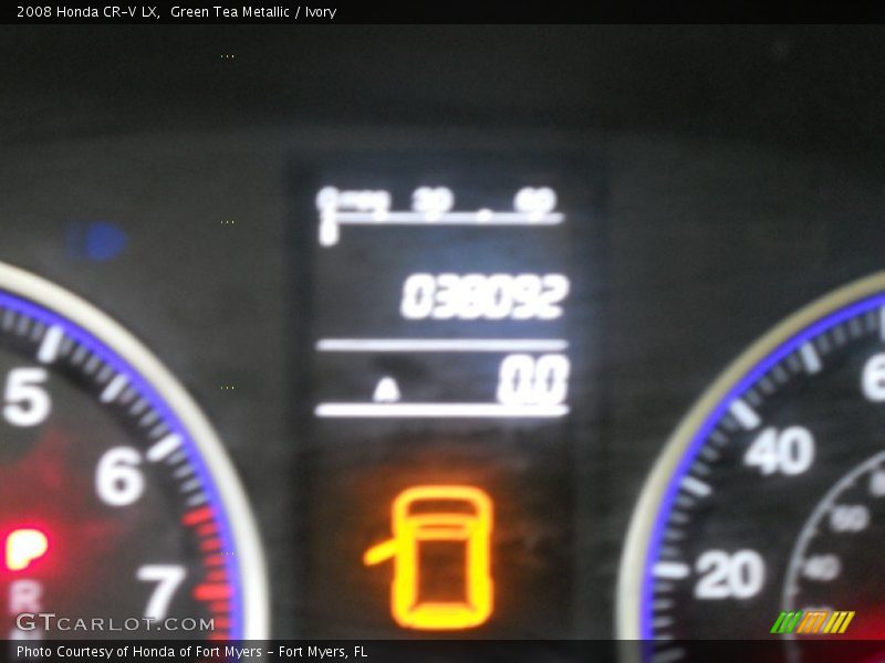 Green Tea Metallic / Ivory 2008 Honda CR-V LX